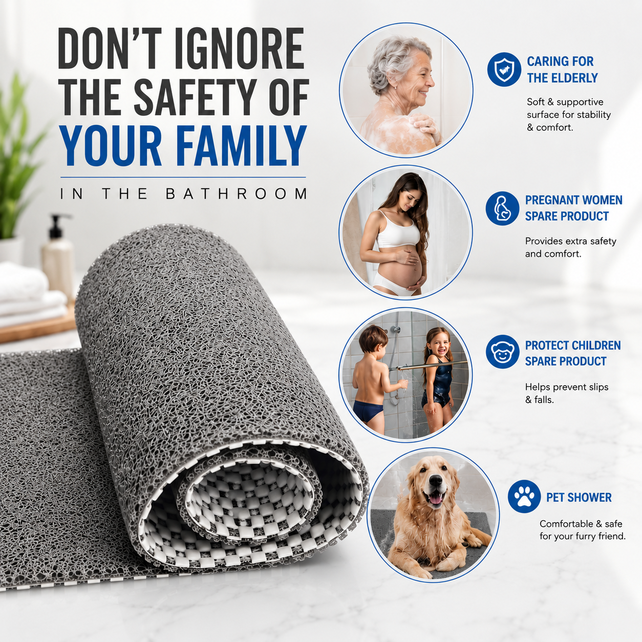 Non Slip Shower Mat